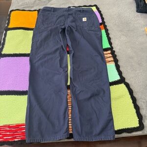 Carhartt Pants FR Fire Resistant Womens 16x34 Color Navy Workers